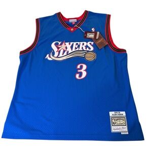 Allen Iverson Philadelphia 76ers Mitchell & Ness Hardwood Classics Jersey 2XL